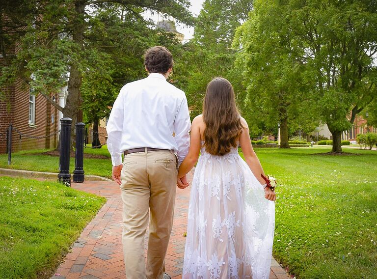 Covid Prom Photoshoot. (We did not get to go to prom lol)