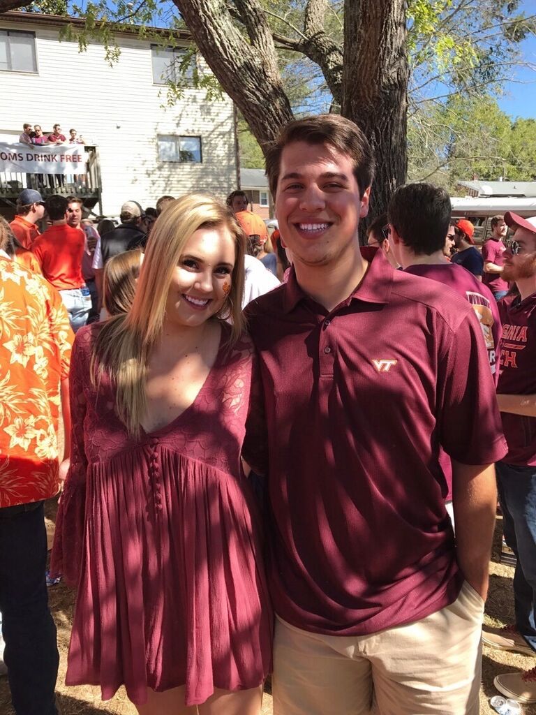First hokie football game together
