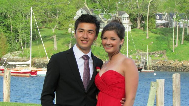 Our first prom! Junior year, CHRHS
