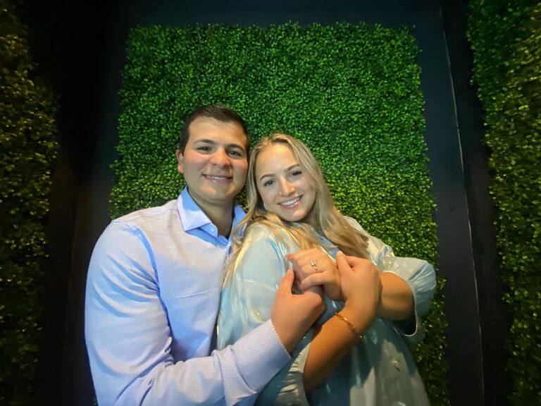 WE ARE ENGAGED!! 
little did I know Julian has had this diamond before December and has been showing and telling everyone. We are loving being engaged and cant wait to celebrate our love with you all!