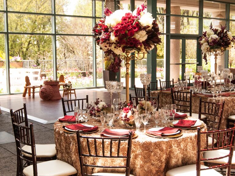 Red and Gold Wedding Inspiration With a Regal Touch