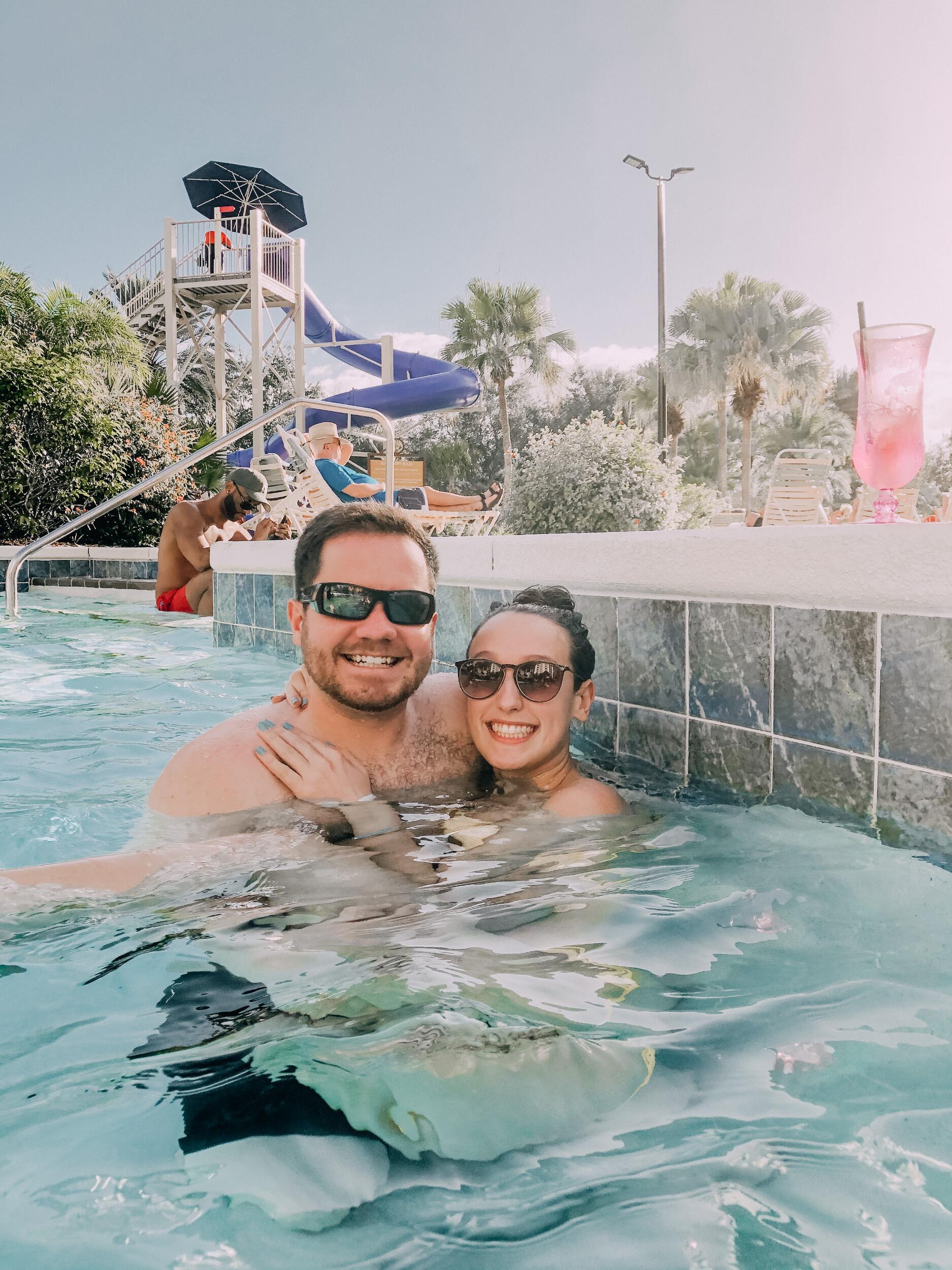 Soaking up the sun in Florida