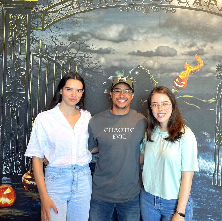 Set a record time in the escape room. Boy was it scary!