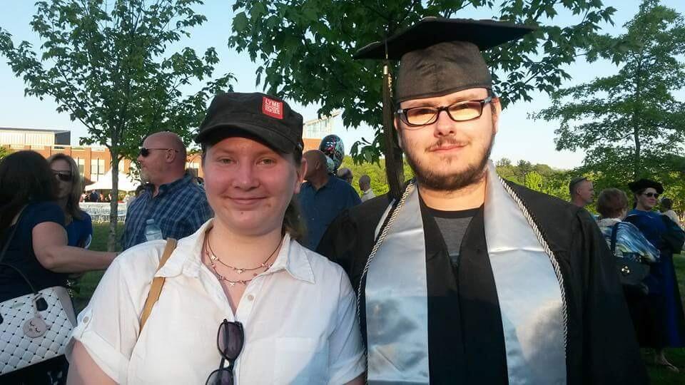 James' graduation! Now we were both out in the big wide world.