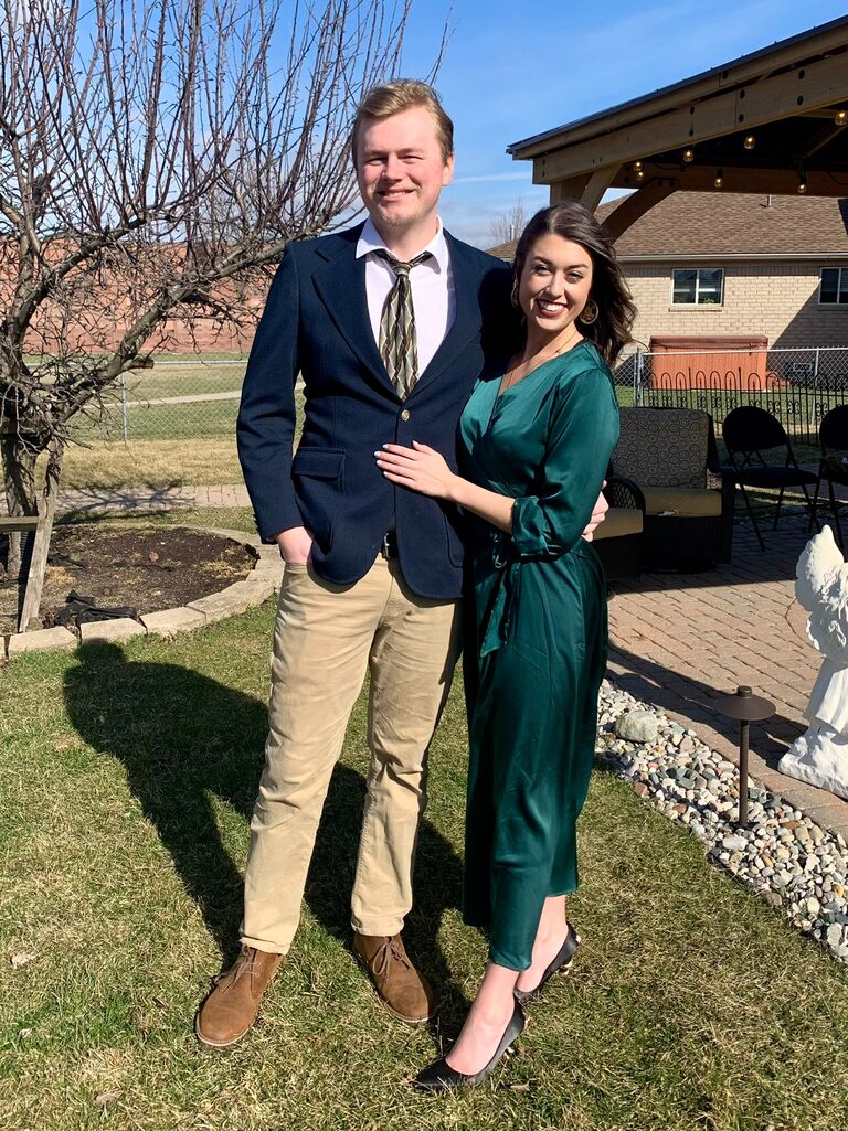 First time attending an event together as a couple - and the day Megan met Jack's parents (hammered)! 