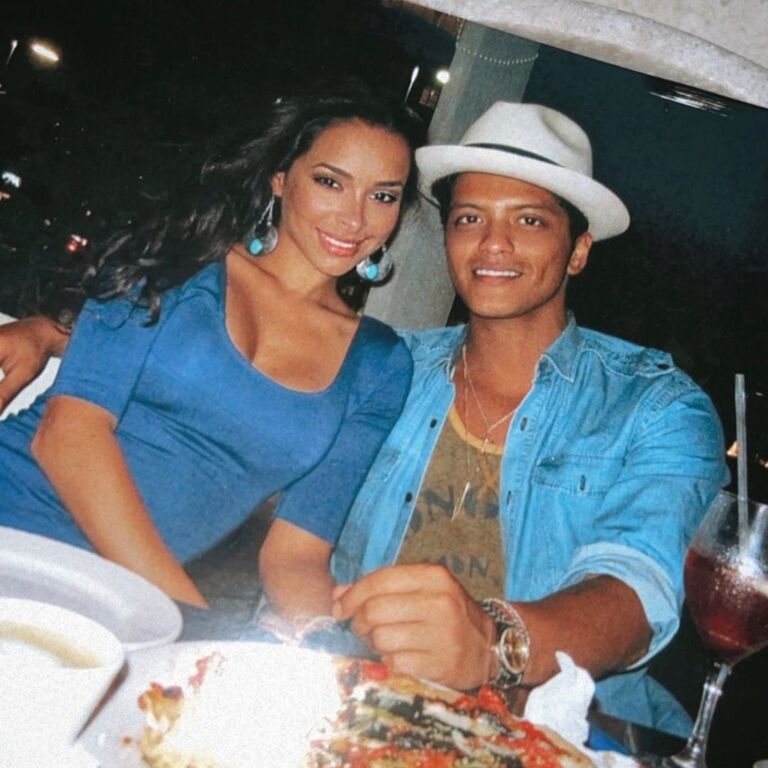 Bruno Mars and Jessica Caban. 
