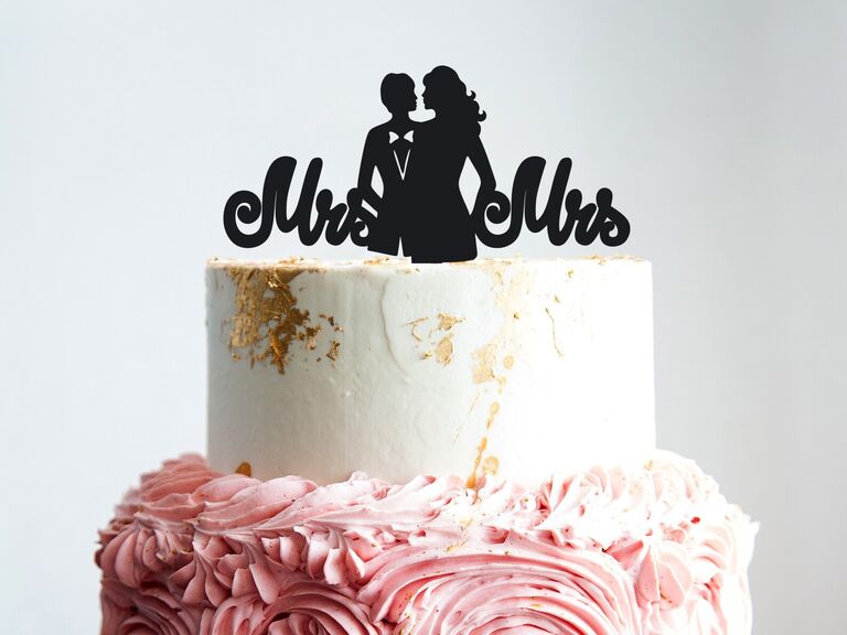 25 LGBTQIA+ Wedding Cake Toppers to Effortlessly Personalize