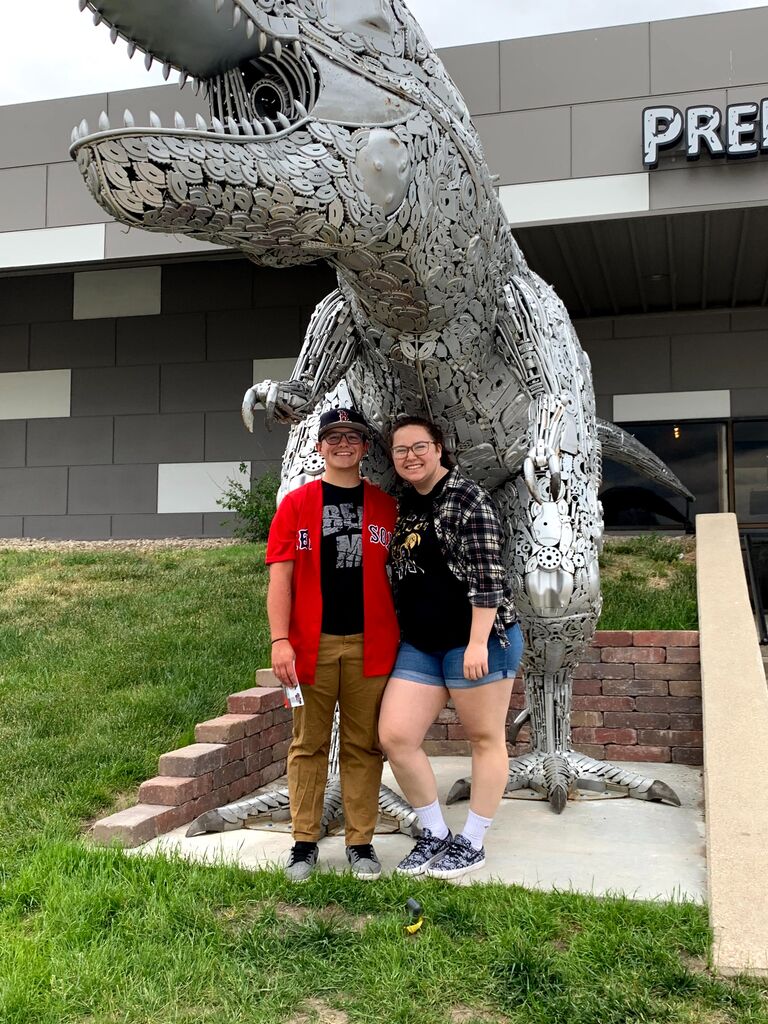 We went mini golfing for the first time together and Brittany quickly learned that Grayson is a god in mini golf and could not be beaten. 
