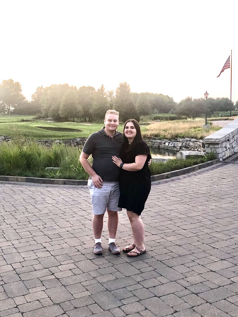 We celebrated being together for a year by revisiting the spot we had our first date at. 
Throughout the year, we spent time at the zoo, went to a Dan + Shay concert, and explored many parks. We went to a Bulls game, and I went to my first Cubs game. James directed his first band concert at Lincoln and we vacationed in Clear Lake, Iowa with friends and family.  
