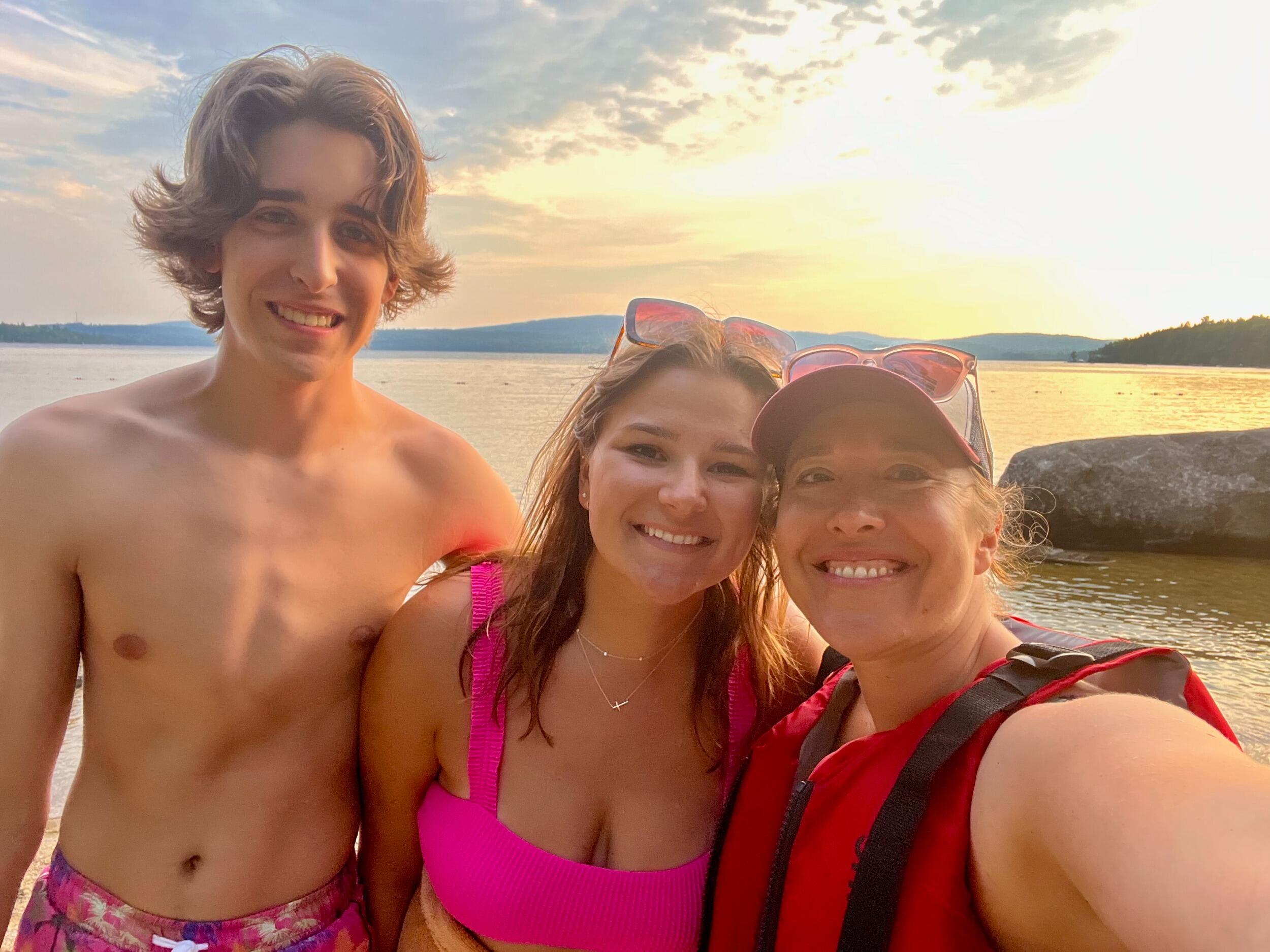 Eileen's first trip to Maine