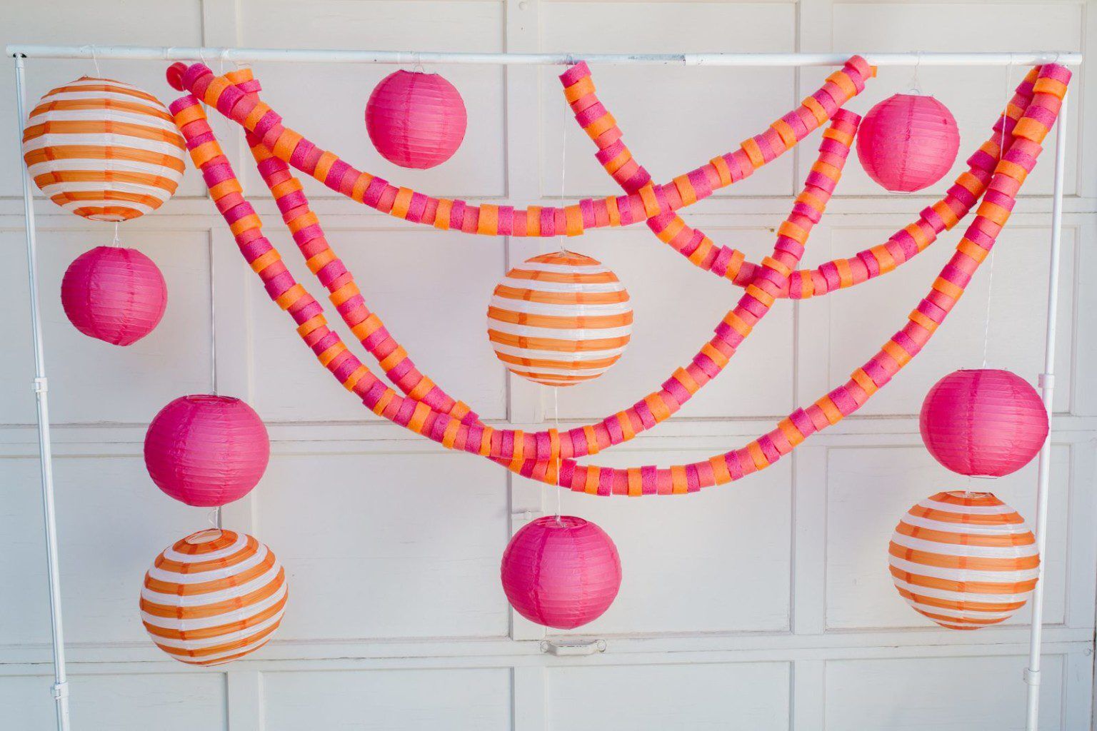 pool noodle decor