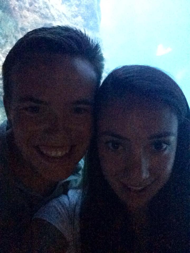 When Lainey visited Colorado, we had tons of amazing food, went hiking, bowling and explored Denver. We went to the aquarium and Water World. This was the first time we said we were in love with each other. We got to spend time with both of our families and felt right at home in Maine and Colorado.