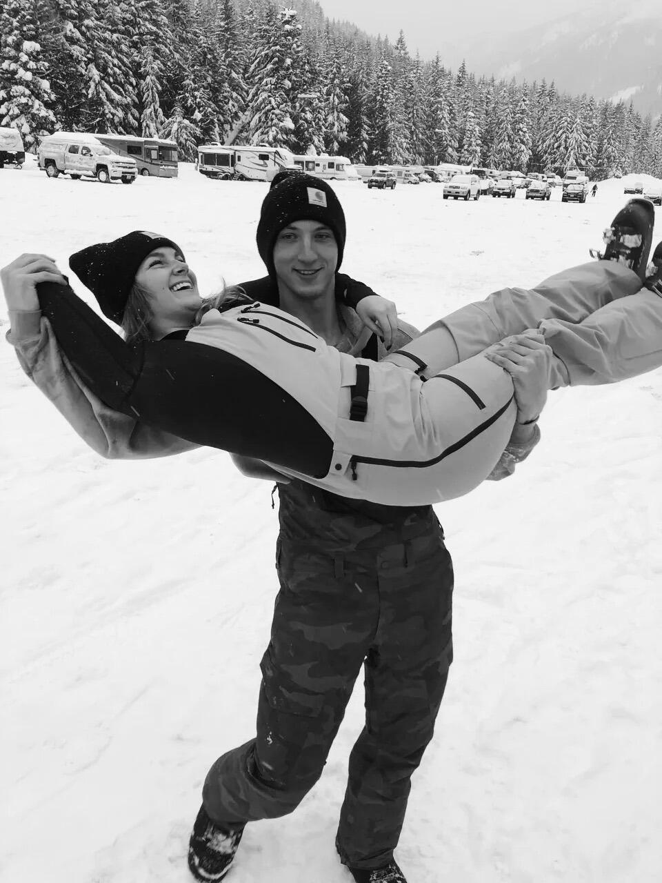 Our favorite pastime; skiing!!
