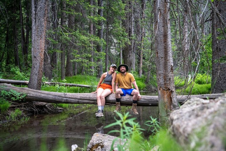 Isaac & Elissa went on their first road trip  together to Colorado!