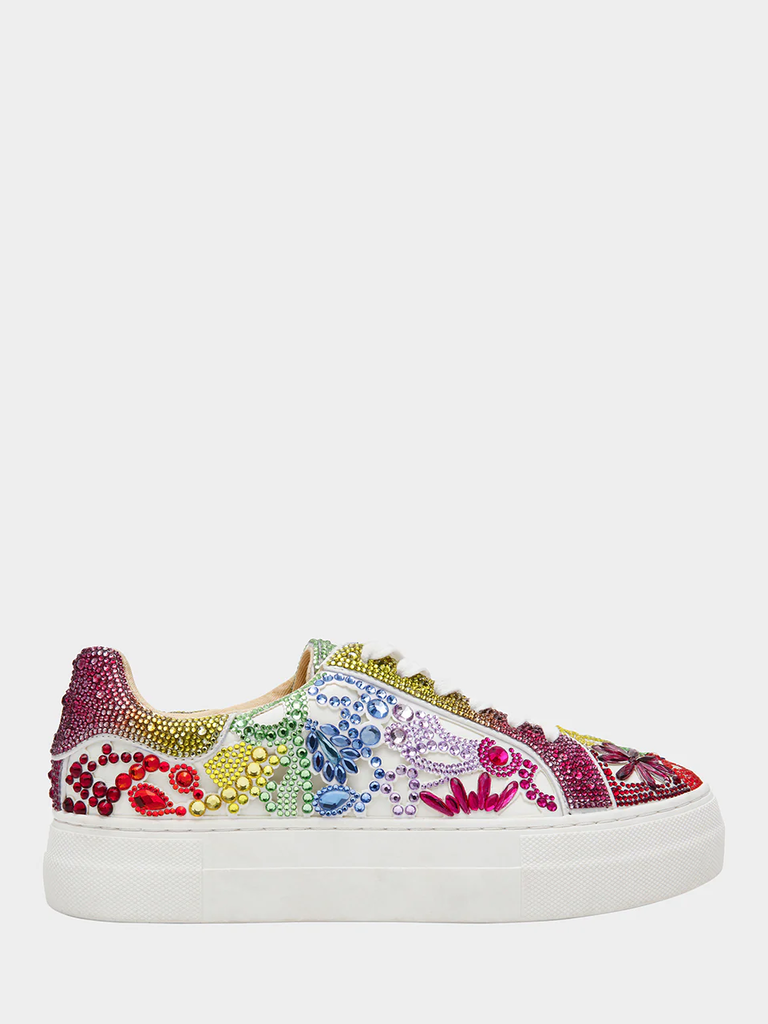 Betsey Johnson colorful bridal sneakers