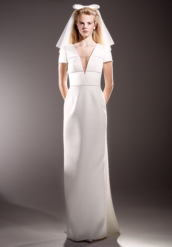 Viktor Rolf Mariage Immaculate Bow Back Column Wedding Dress The Knot
