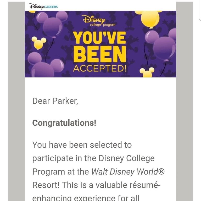 2nd - Disney College Program