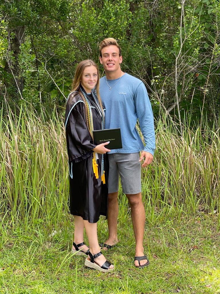 Emma and Brett at Emma's High School graduation!