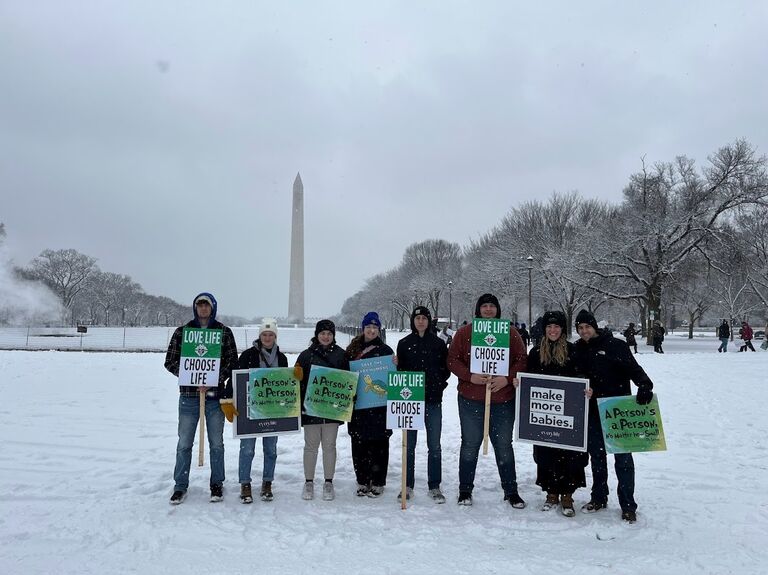 Chaperoned the March for Life in DC.