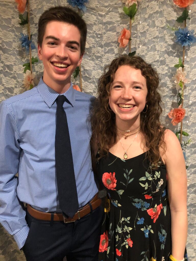 Newman Spring Fling. John and Isabel danced together a lot. But we were just friends.
