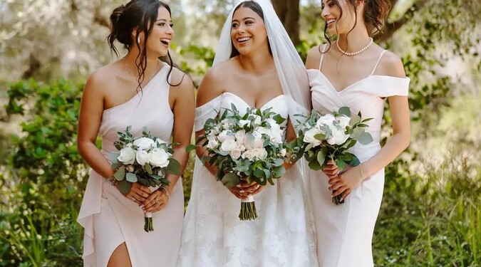 moo moo bridesmaid dress Long Muumuu Dress La'ele White White / S main image 1