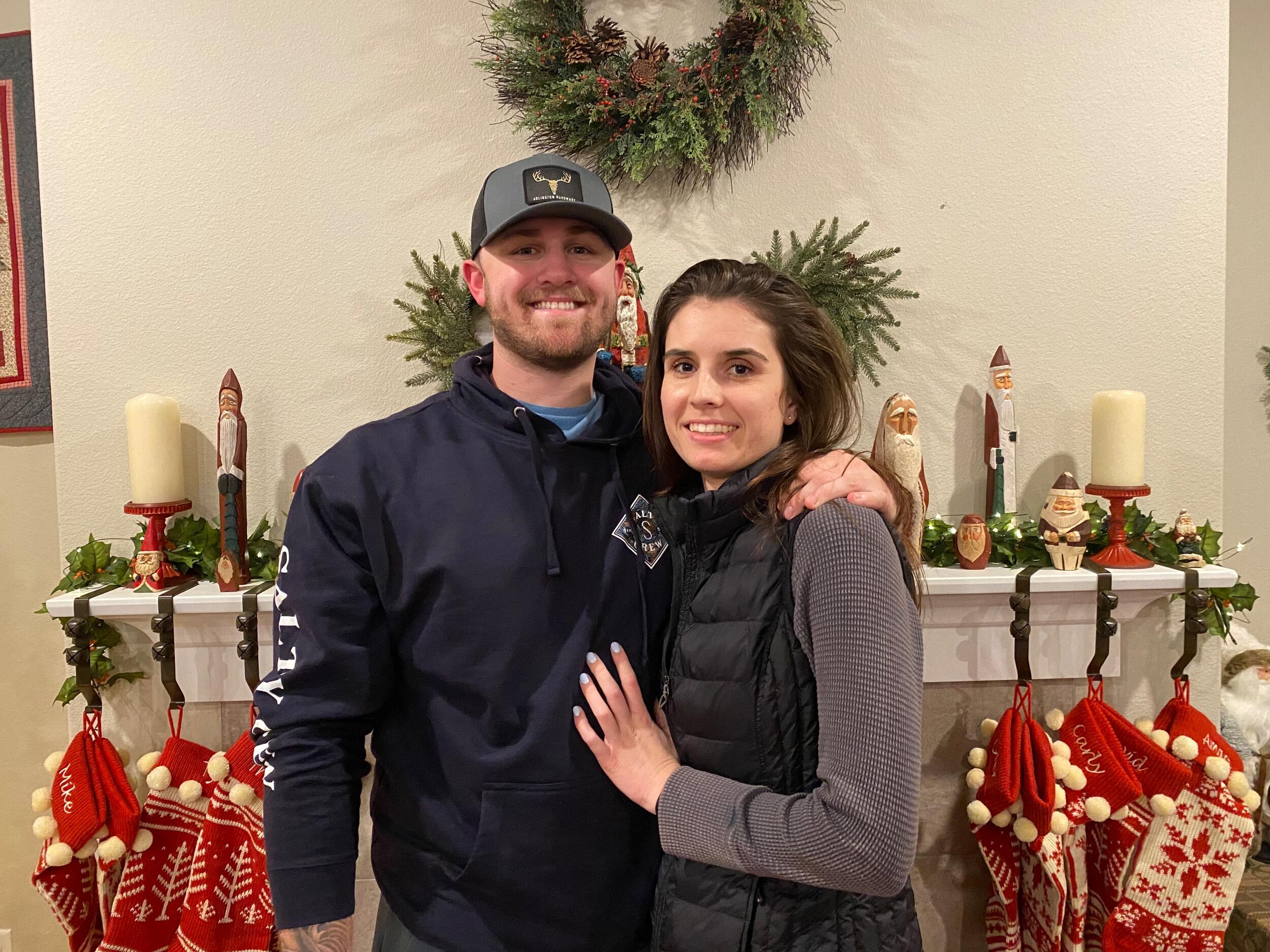 First Christmas with Travis' family. 