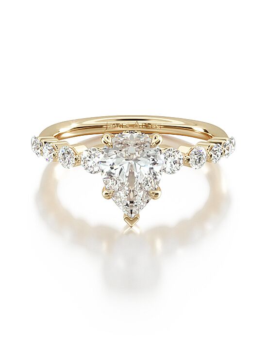 James allen pear hot sale engagement ring