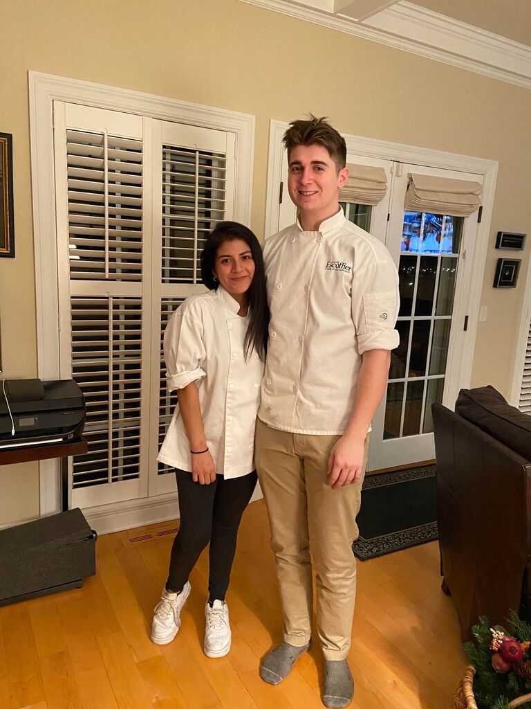 We created a special 6-course menu for Will's family. We made everything with love and were really happy with the experience they had. 