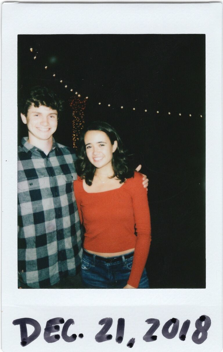 As we became friends in high school, we took a chance and started dating on January 1, 2019. This polaroid is from the night we told each other that we wanted to be more than friends.