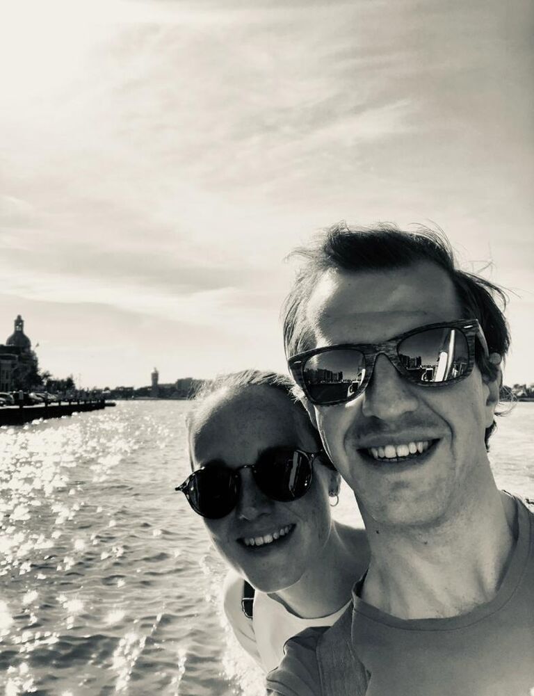 Returning home from Dordrecht to Rotterdam with the waterbus, after a full day of activities out and about on our second date!