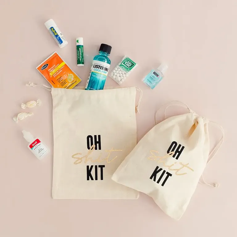 4 Pack of Hangover Kit Supplies, Bags, Kits, Items, Bachelorette