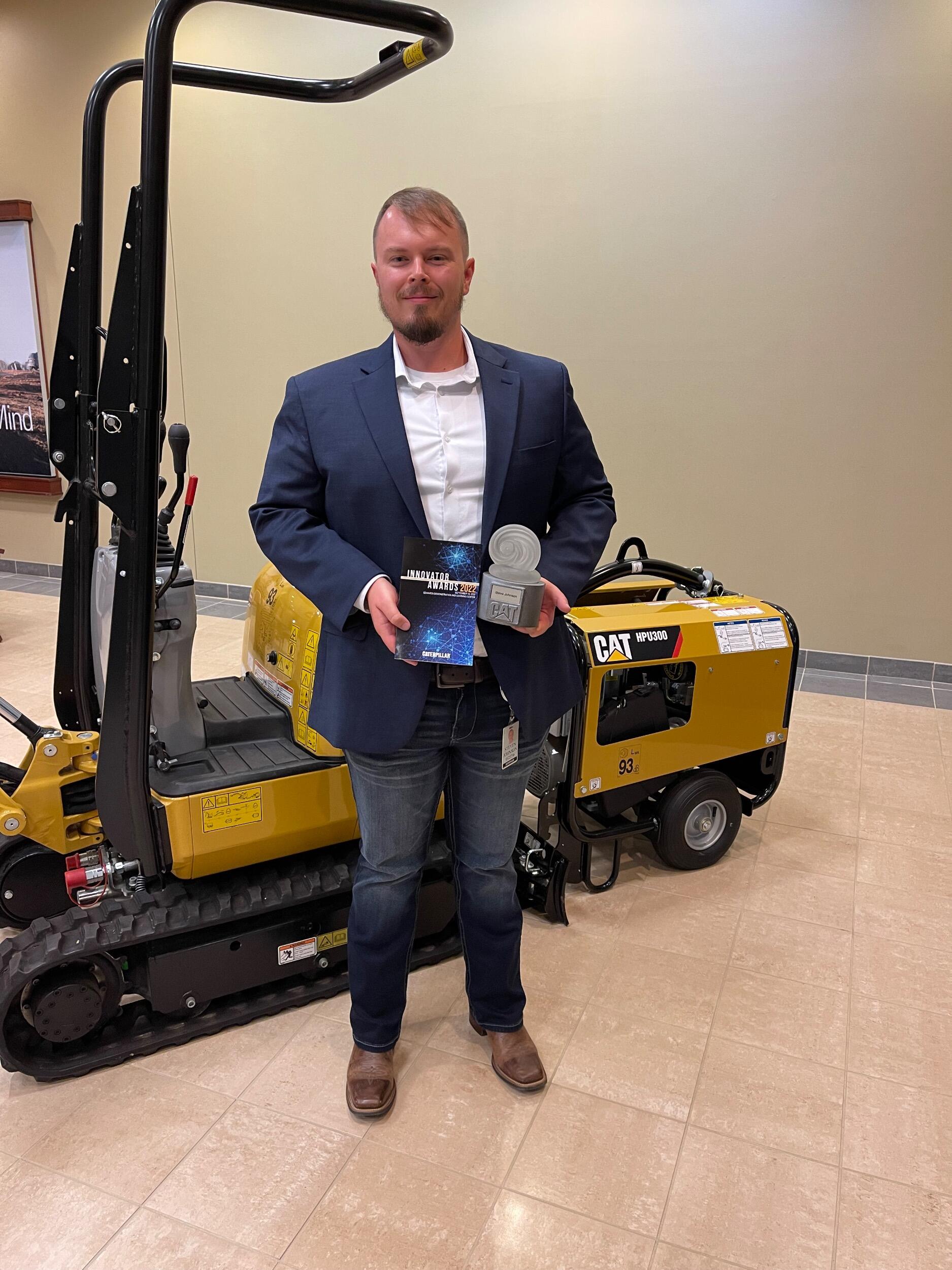 SJ's patent ceremony for Caterpillar. He currently has 13 patents granted and 6 pending approval! 