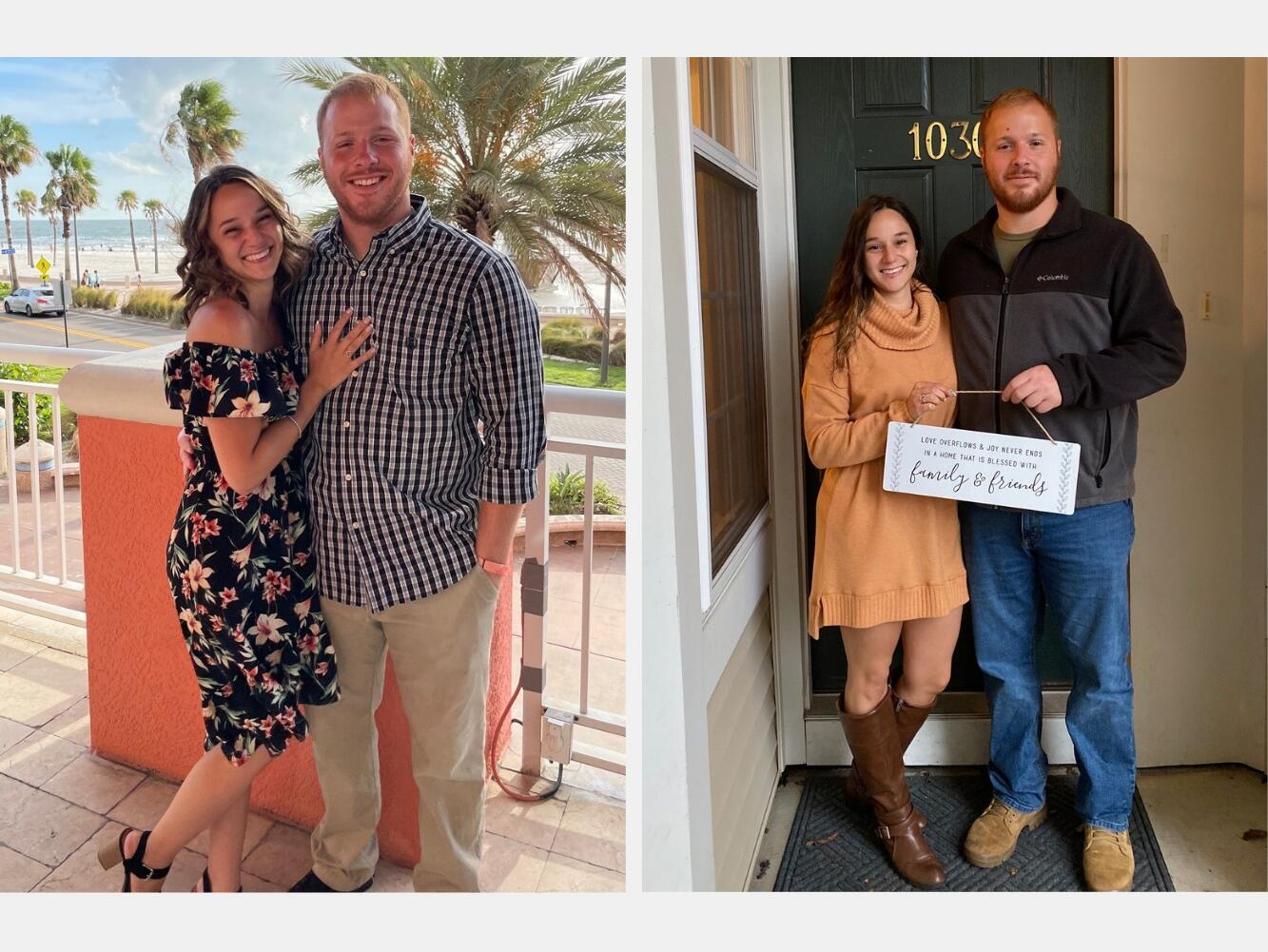 The next few months were spent making up for lost time and taking the next step in our relationship. We closed on our first home together in October 2022 and were so excited to move forward.