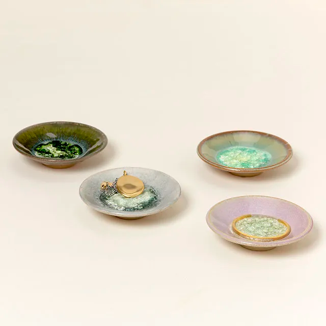 Jewel-tone trinket tray