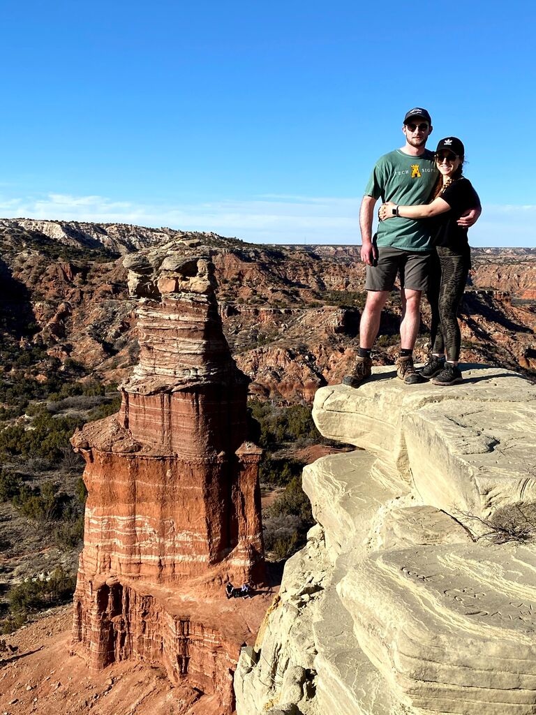 I asked Kodie to be my official girlfriend at Palo Duro Canyon....She said "Are you sure?" followed by, "Yes!"