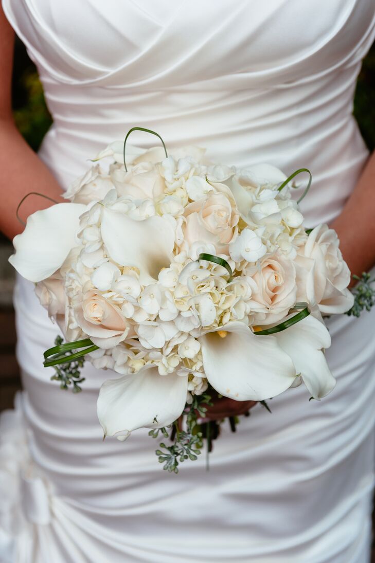 White Calla Lily Bridal Bouquet