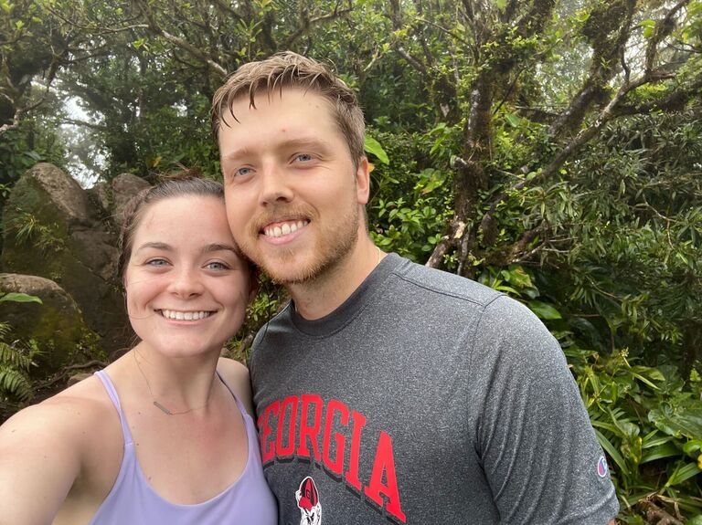 Caroline's last visit to St. Kitt's where we hiked the volcano (it was terrible).