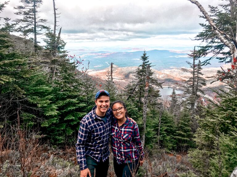 White Mountains, NH: One of our many hikes in New England. Sadly, we missed peak foliage that year.