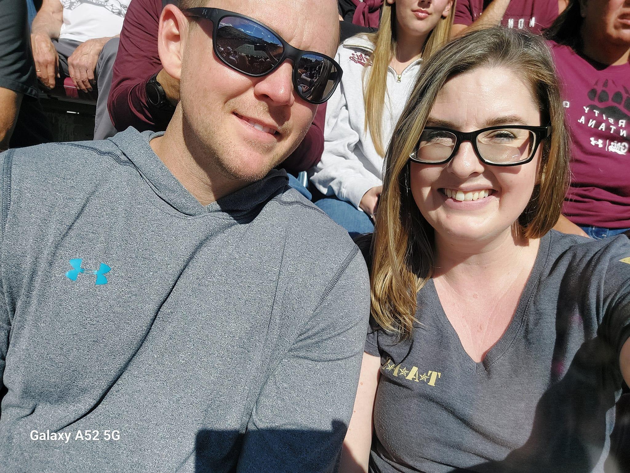 Griz Football and tailgating. Showed off that BLING in the Montana Sun! 