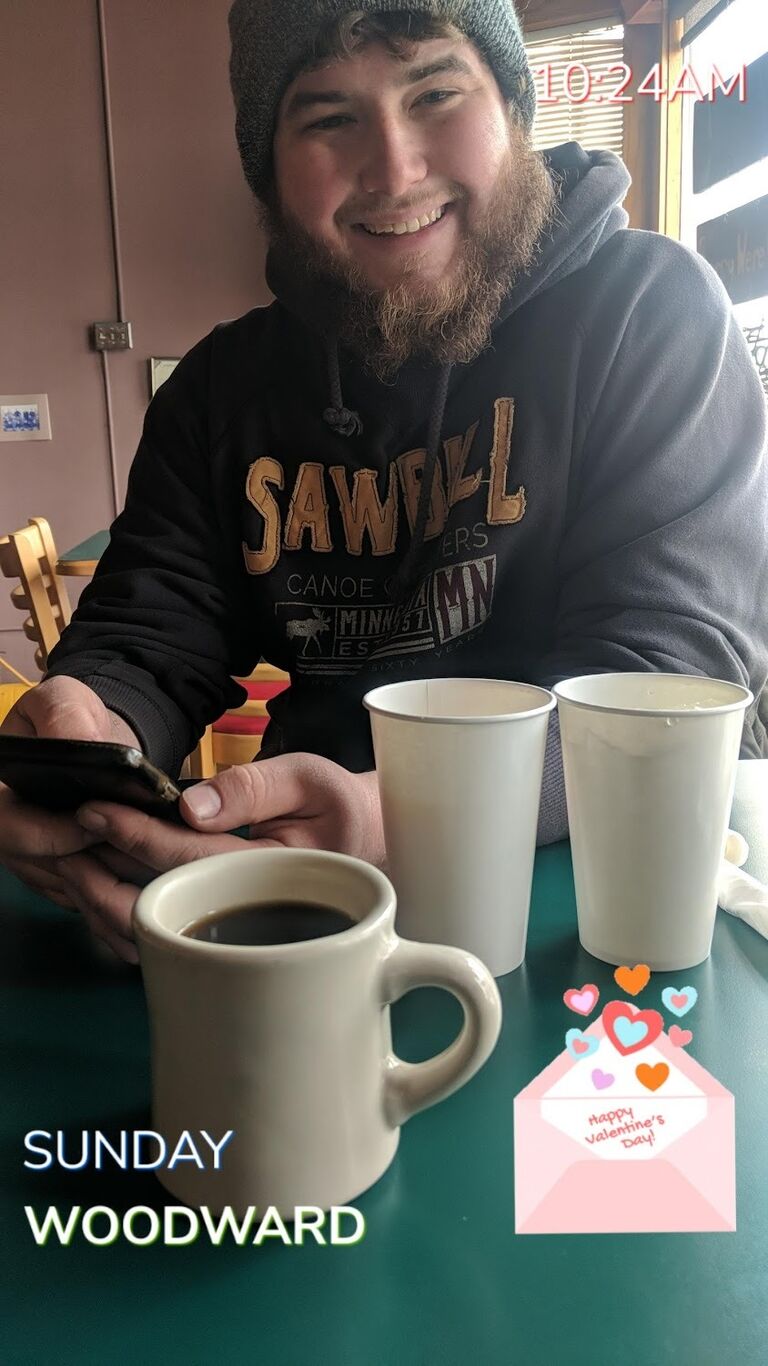 Valentine's Day brunch at the cafe :)