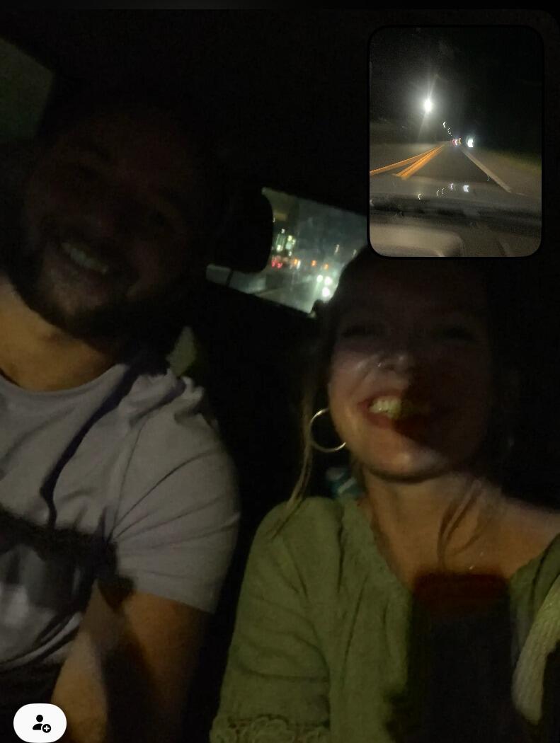 Jensi: "This was a week after our first, second and third date (we don't really take photos). He had asked me to be his girlfriend and I met his parents."

Greg: "Our first date was a picnic and Jensi was convinced she ruined it, but I thought it went great and was already thinking of how to ask her on a second."