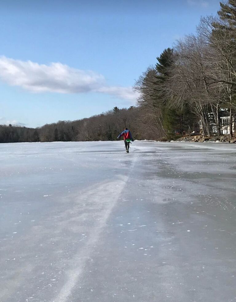 The first of many ice fishing trips!