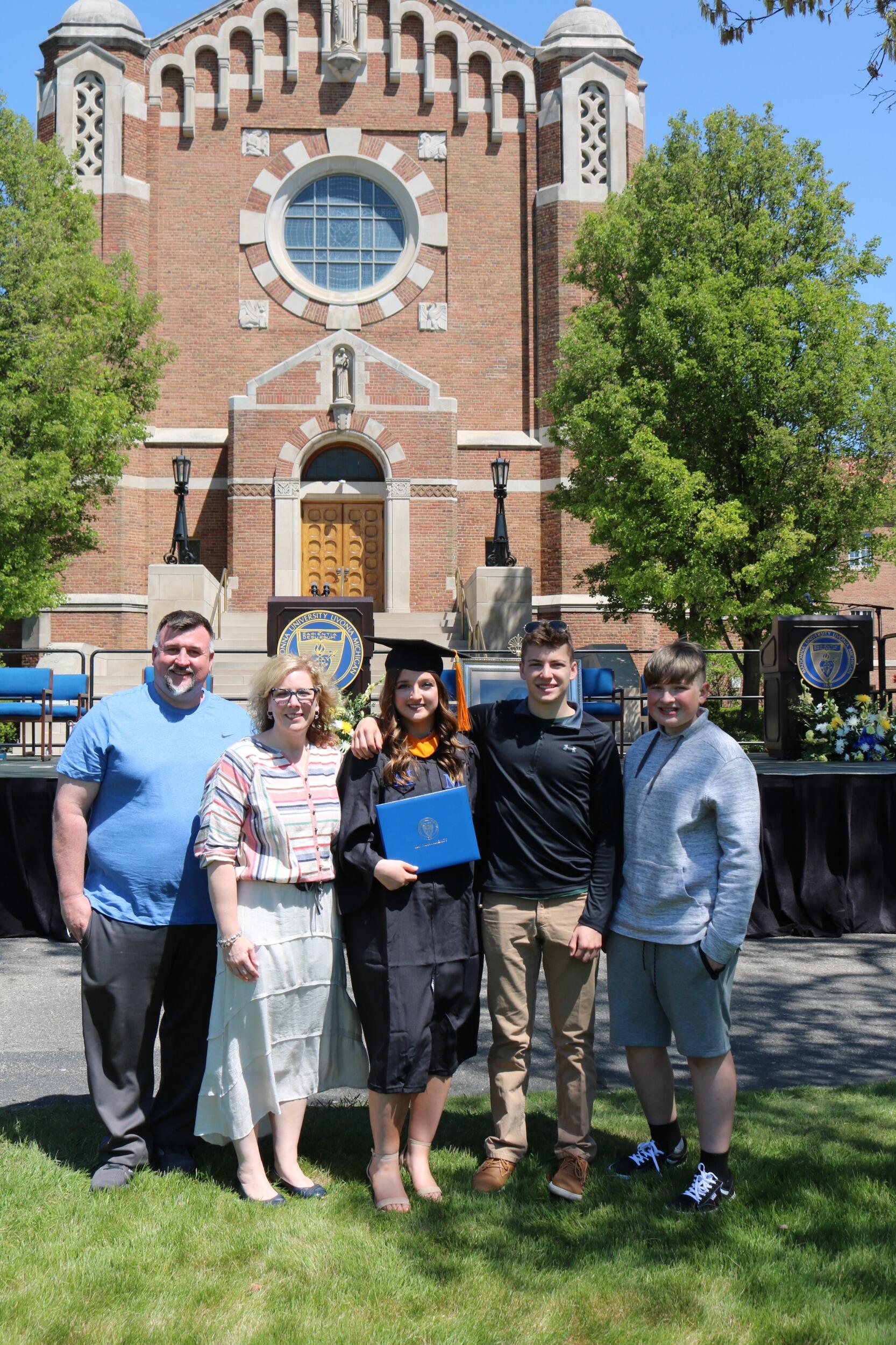 Lauren's Graduation with her bachelors