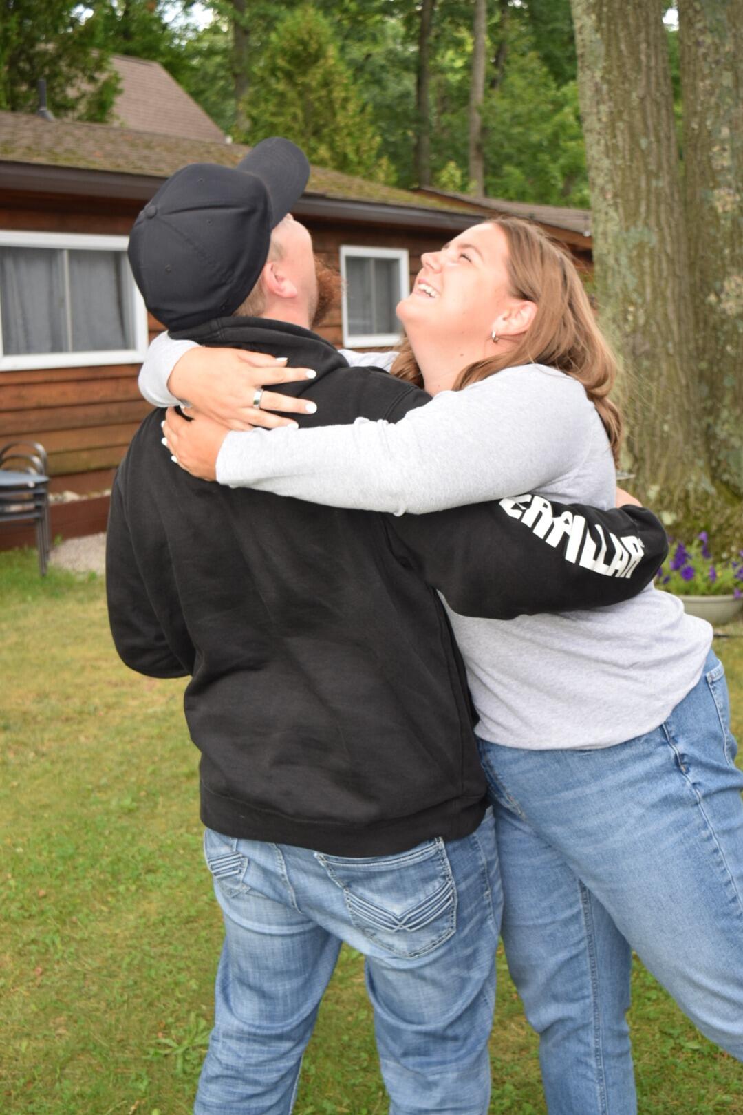 The day Alex and Alli got engaged!