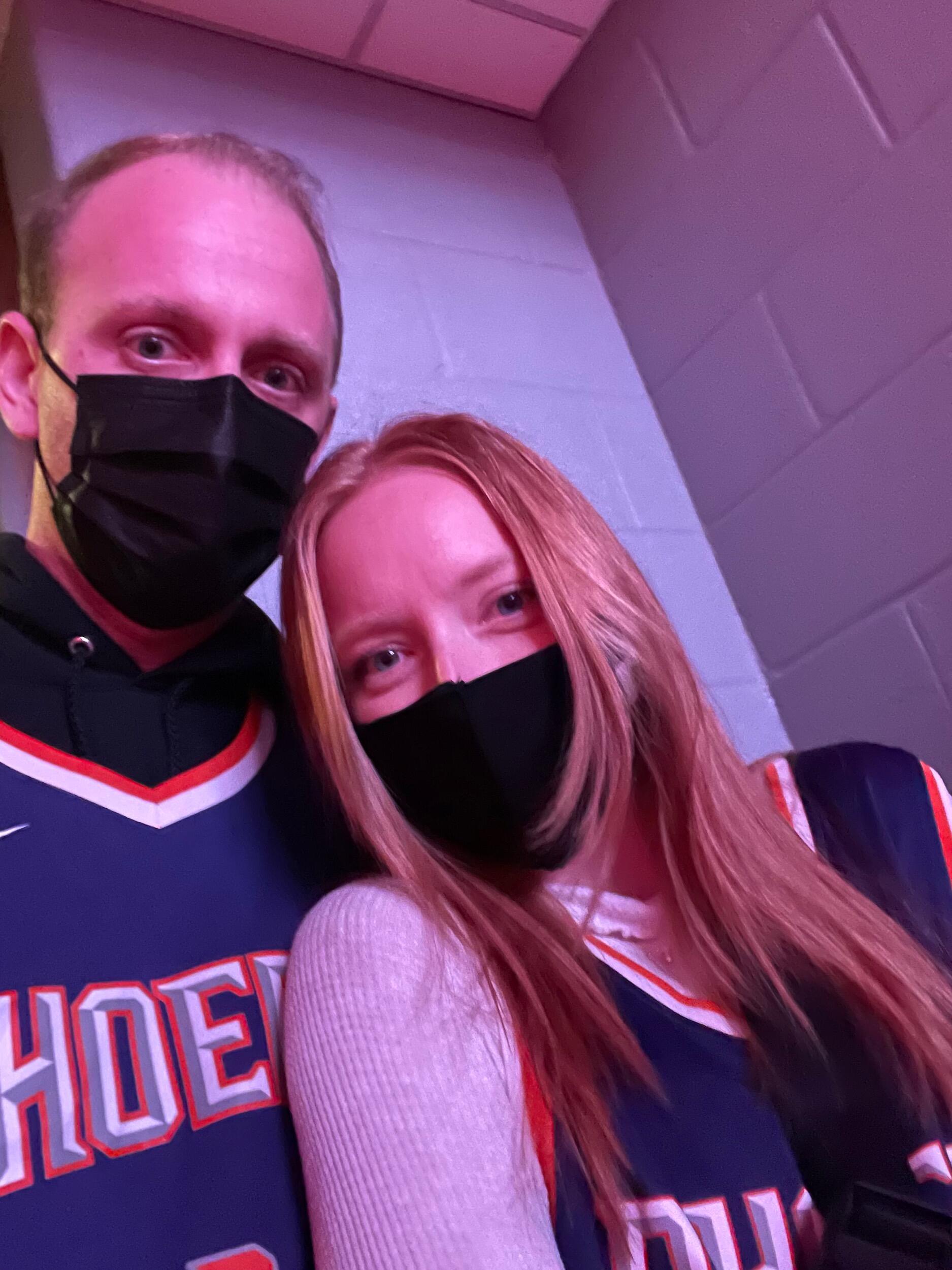 Taylor's first NBA game -- go Suns!