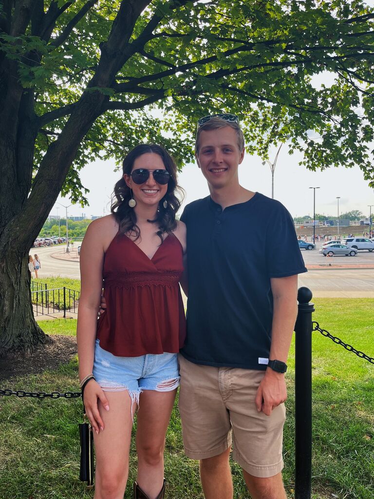 The Morgan Wallen concert the night before Ethan proposed!
