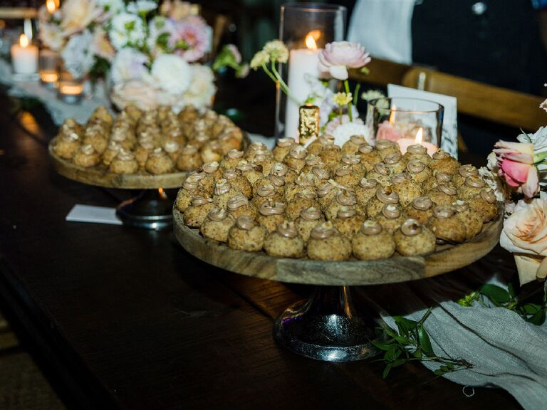 Jamie Milne's wedding dessert spread