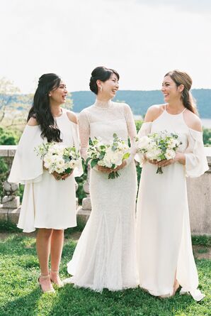 bohemian wedding bridesmaid dress