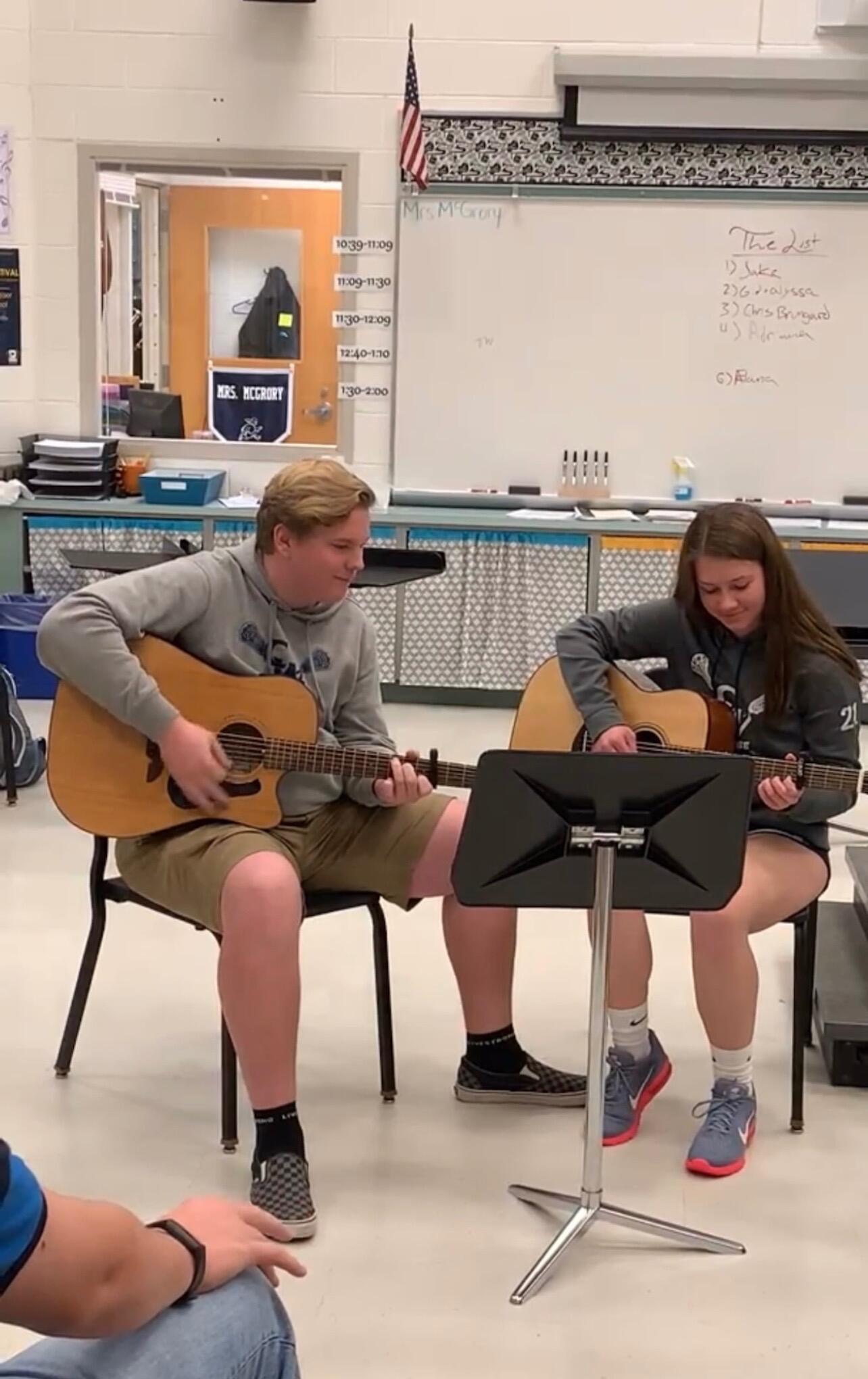 Music Through the Guitar Class