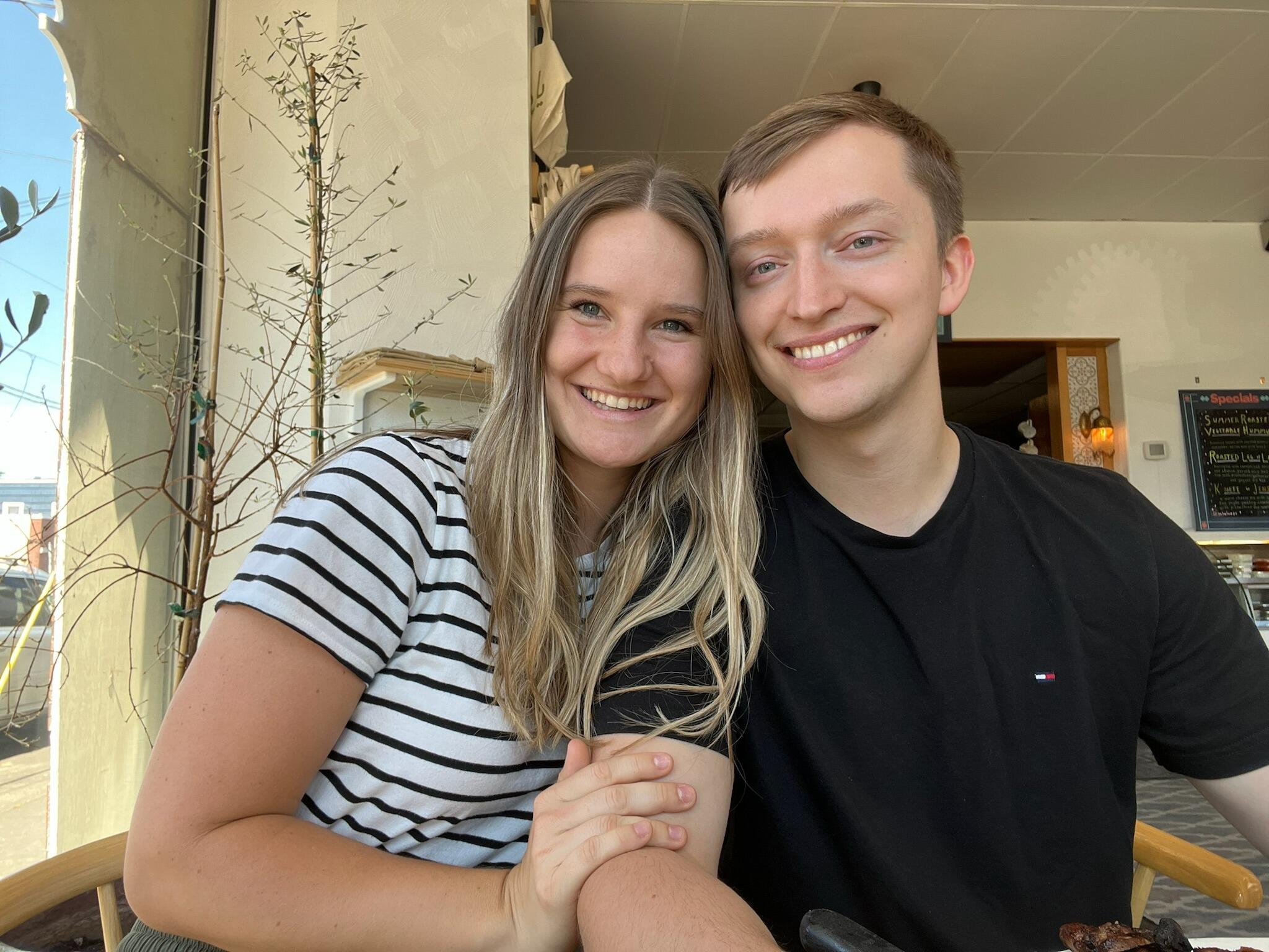 We love exploring new restaurants and diverse cultural cuisines together. Here we are on a date, trying out some delicious dishes. Our favorite part is ordering two different things and sharing!